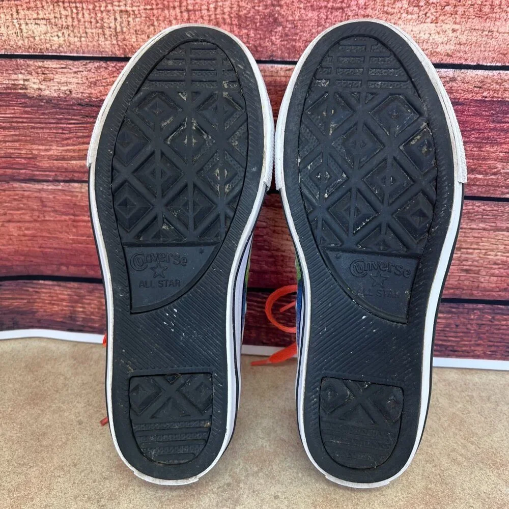 Converse All Star Low Top Colorful Multicolored Sneakers Unisex Junior 2 - Picture 8 of 11